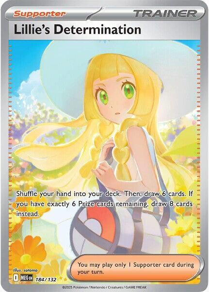 Lillie's Determination 184/132 (ME01: Mega Evolution)  - Holofoil | Good Games Cannington
