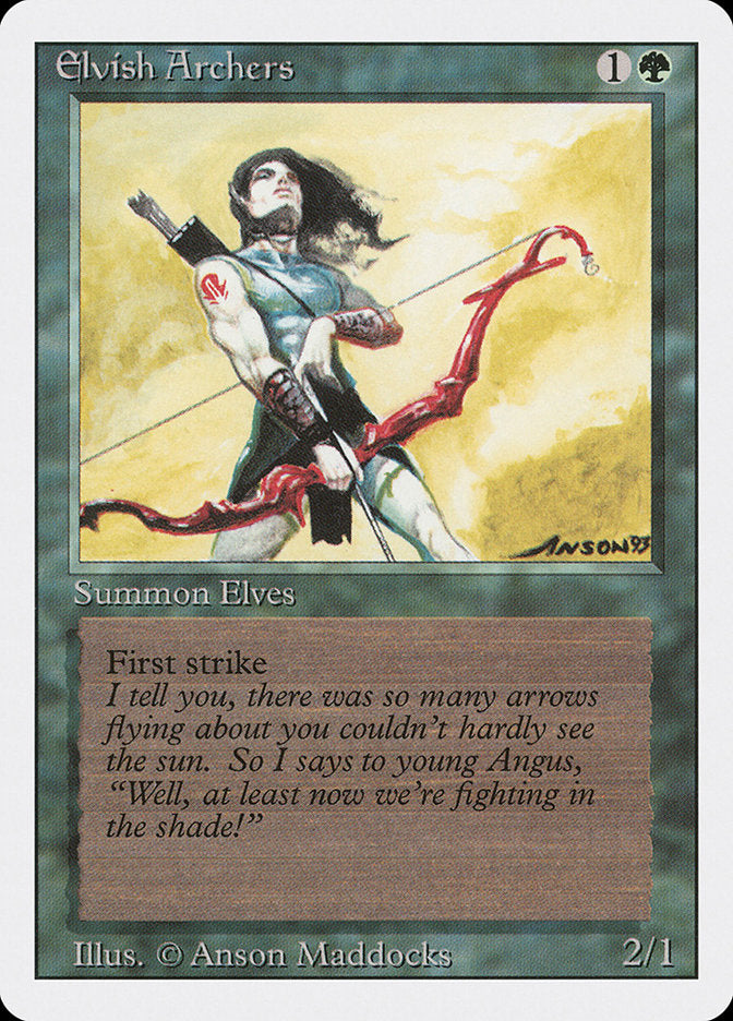 Elvish Archers  (Revised Edition)  | Good Games Cannington