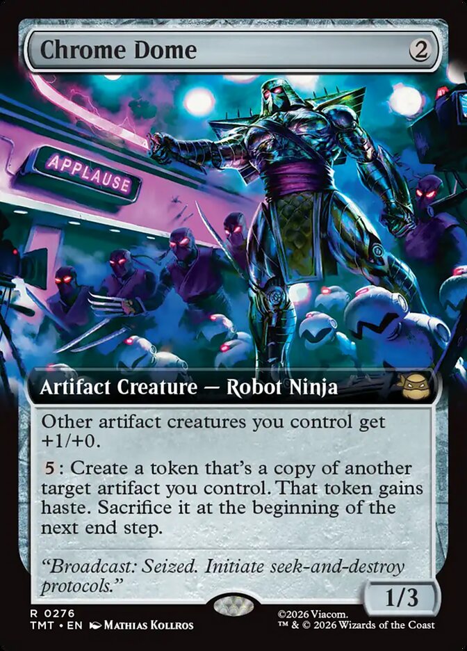 Chrome Dome Extended Art 276 (Teenage Mutant Ninja Turtles)  - Foil | Good Games Cannington