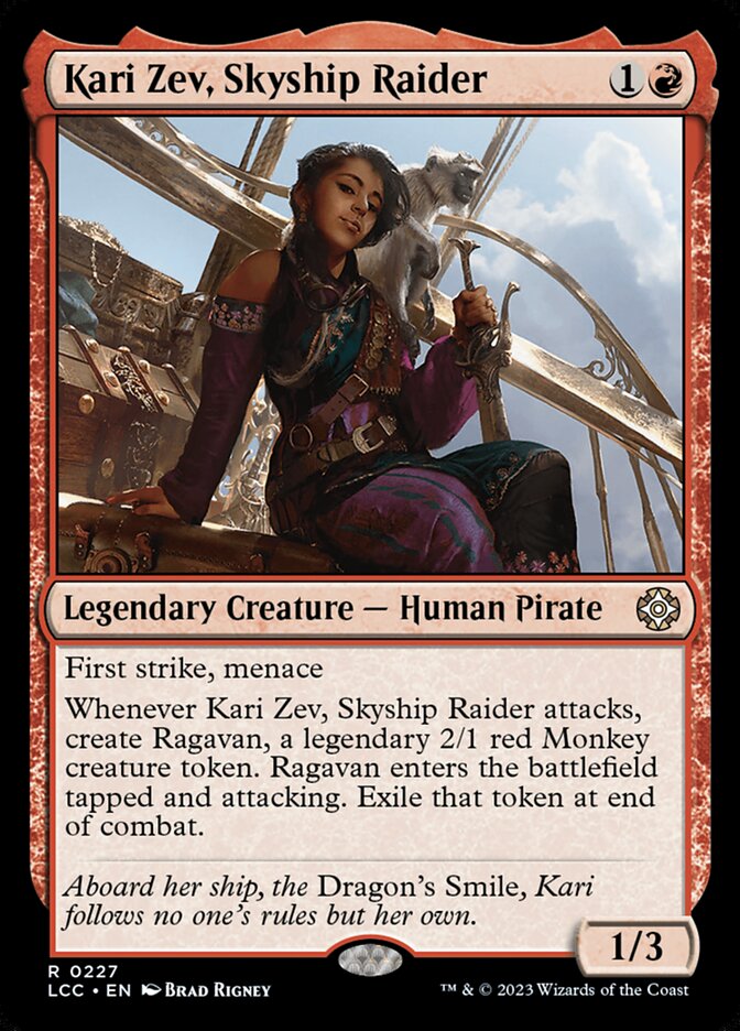 Kari Zev, Skyship Raider 227 (Commander: The Lost Caverns of Ixalan)  | Good Games Cannington