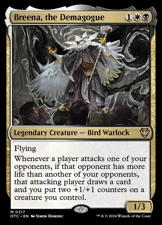 Breena, the Demagogue 217 (Commander: Outlaws of Thunder Junction)  | Good Games Cannington