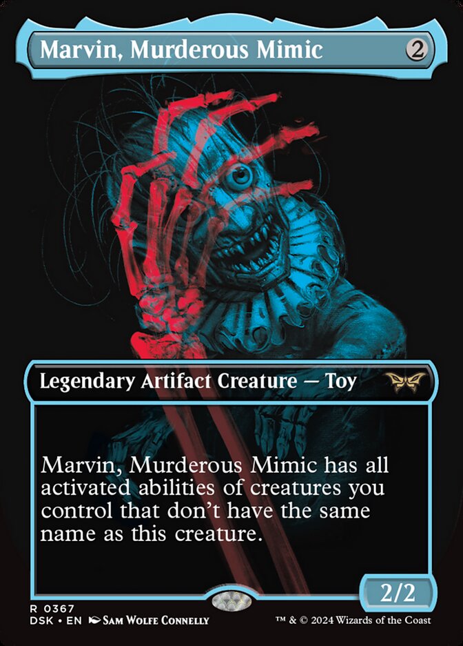 Marvin, Murderous Mimic 367 (Duskmourn: House of Horror)  - Borderless | Good Games Cannington