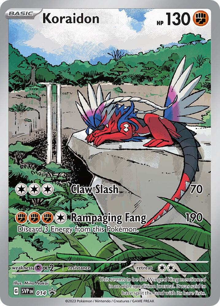 Koraidon 014 (SV: Scarlet & Violet Promo Cards)  - Holofoil | Good Games Cannington
