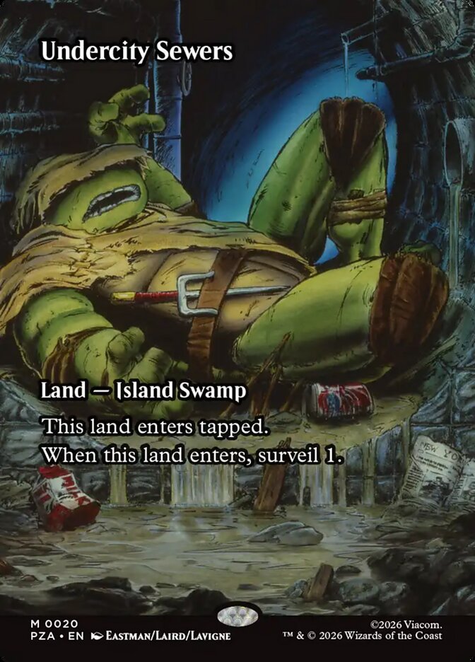 Undercity Sewers Borderless 20 (Teenage Mutant Ninja Turtles Source Material)  - Borderless | Good Games Cannington