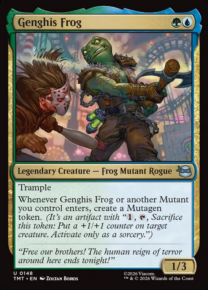 Genghis Frog 148 (Teenage Mutant Ninja Turtles)  | Good Games Cannington