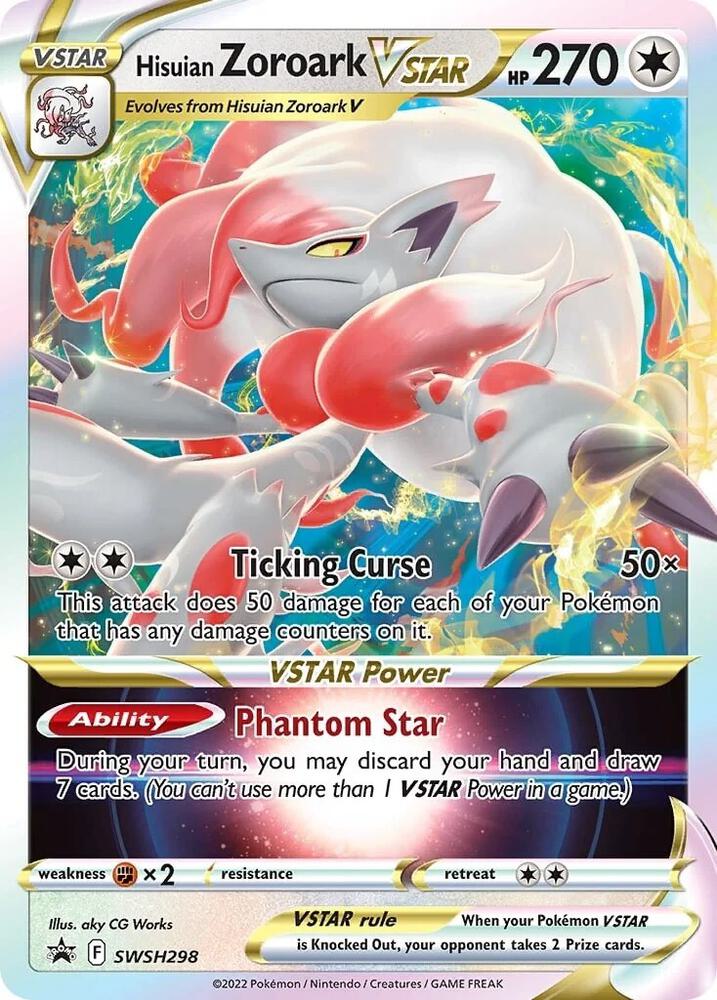 Hisuian Zoroark VSTAR SWSH298 SWSH298 (SWSH: Sword & Shield Promo Cards)  - Holofoil | Good Games Cannington