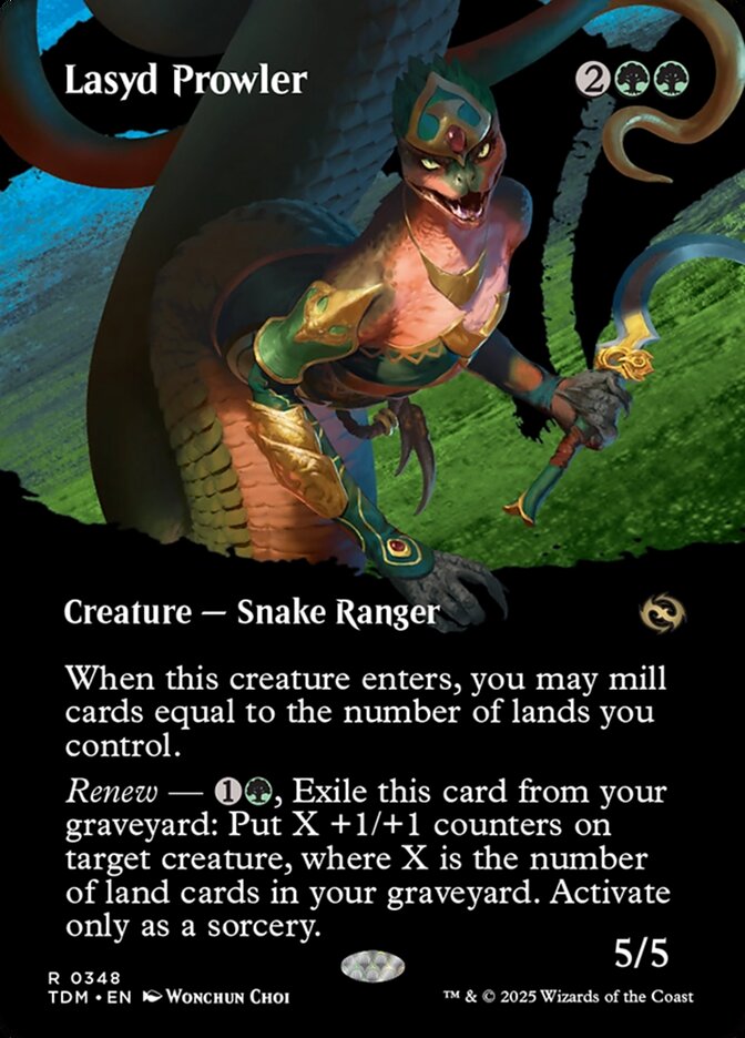 Lasyd Prowler 348/291 (Tarkir: Dragonstorm)  - Borderless | Good Games Cannington