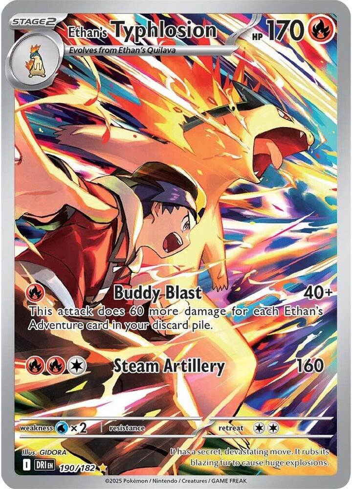 Ethan's Typhlosion 190/182 (SV10: Destined Rivals)  - Holofoil | Good Games Cannington