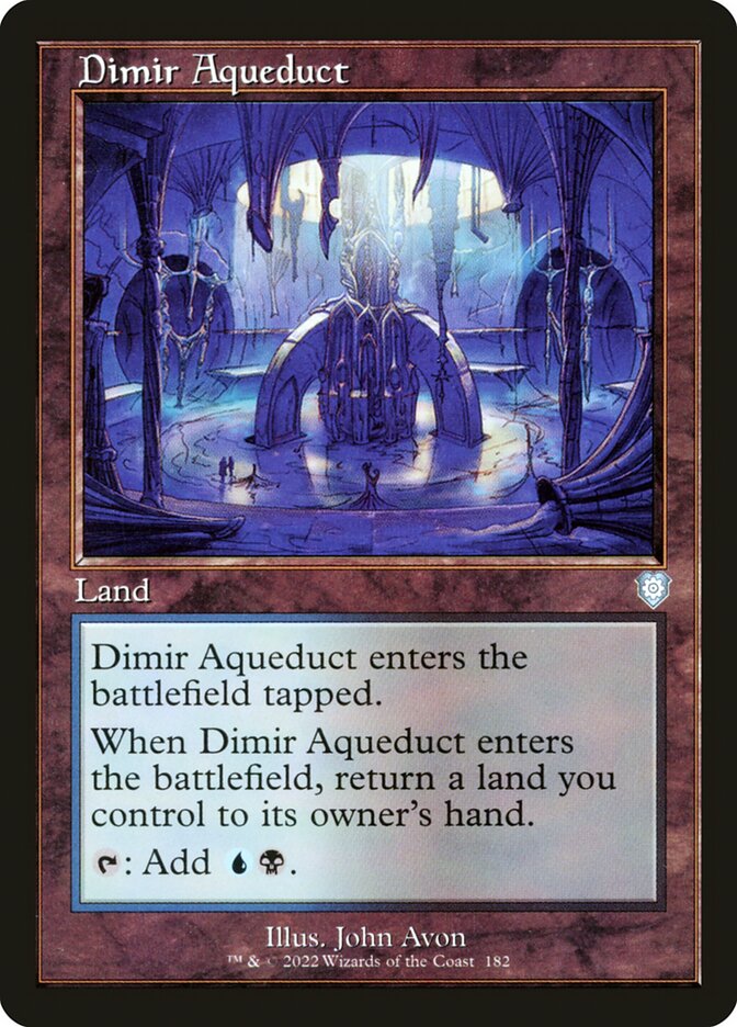 Dimir Aqueduct 182/40 (Commander: The Brothers' War)  | Good Games Cannington