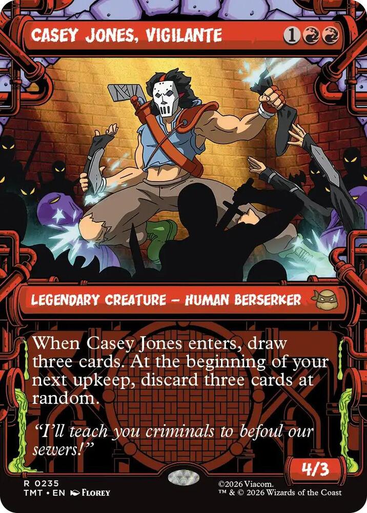 Casey Jones, Vigilante 235 (Teenage Mutant Ninja Turtles)  - Showcase Foil | Good Games Cannington