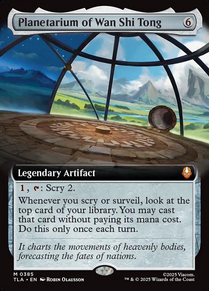 Planetarium of Wan Shi Tong  385/286 (Avatar: The Last Airbender)  - Extended Art Foil | Good Games Cannington