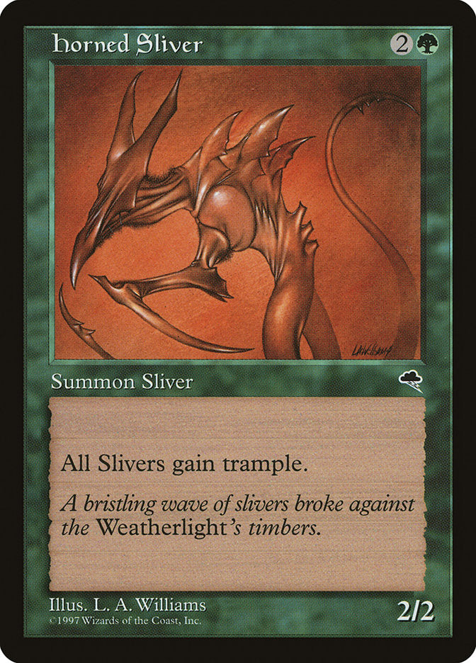 Horned Sliver 234/350 (Tempest)  | Good Games Cannington