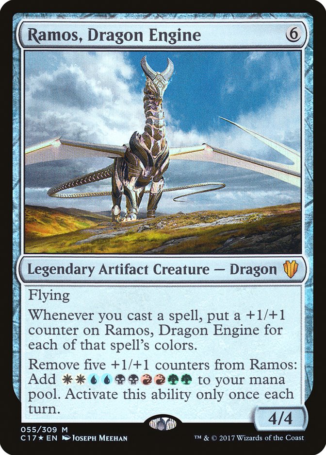 Ramos, Dragon Engine 55/309 (Commander 2017)  - Foil | Good Games Cannington