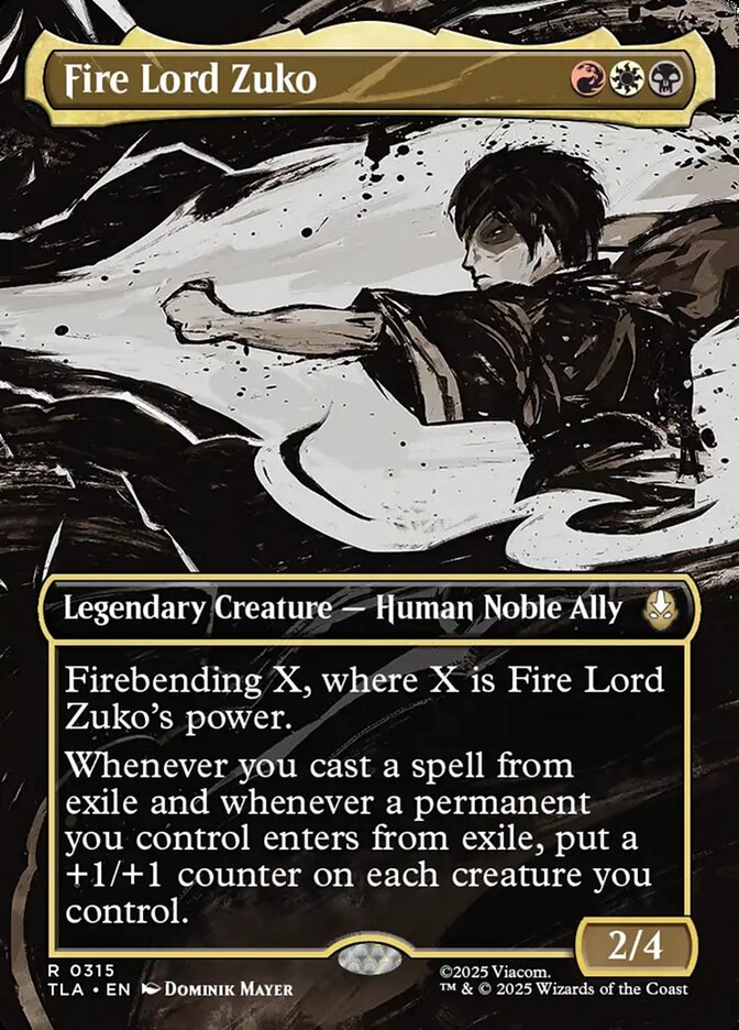 Fire Lord Zuko 315 (Avatar: The Last Airbender)  | Good Games Cannington