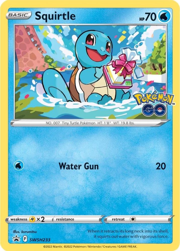 Squirtle SWSH233 SWSH233 (SWSH: Sword & Shield Promo Cards)  - Holofoil | Good Games Cannington