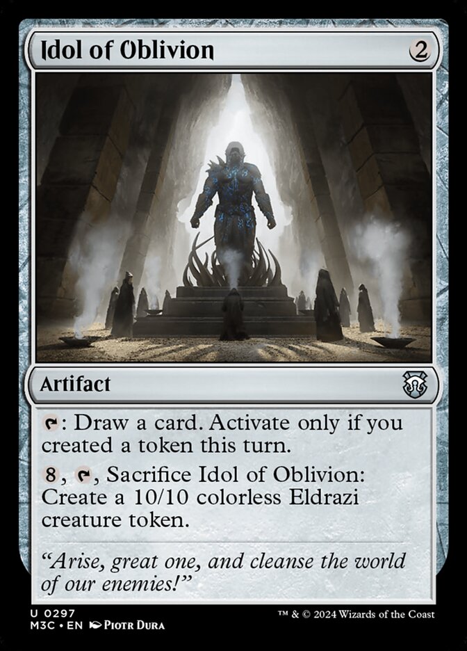 Idol of Oblivion 297/411 (Commander: Modern Horizons 3)  | Good Games Cannington