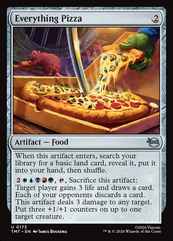 Everything Pizza 173 (Teenage Mutant Ninja Turtles)  - Foil | Good Games Cannington