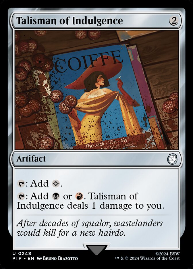 Talisman of Indulgence 248/326 (Universes Beyond: Fallout)  | Good Games Cannington