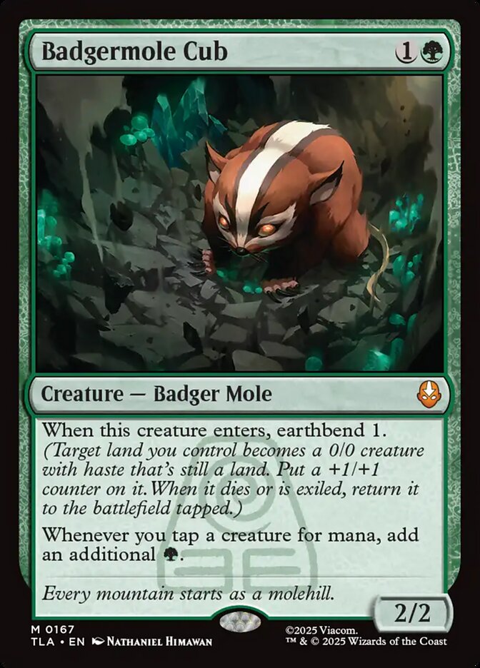 Badgermole Cub 167/286 (Avatar: The Last Airbender)  | Good Games Cannington