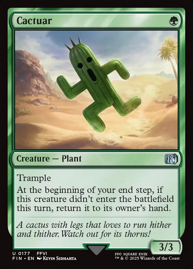 Cactuar 177/309 (FINAL FANTASY)  | Good Games Cannington