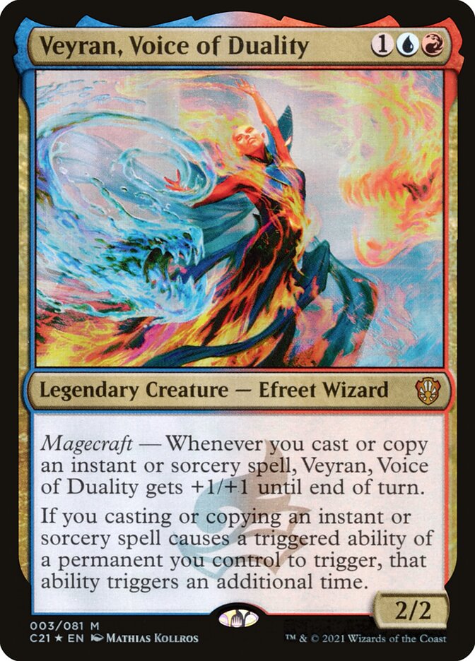 Veyran Voice of Duality 3 (Commander 2021)  - Foil | Good Games Cannington