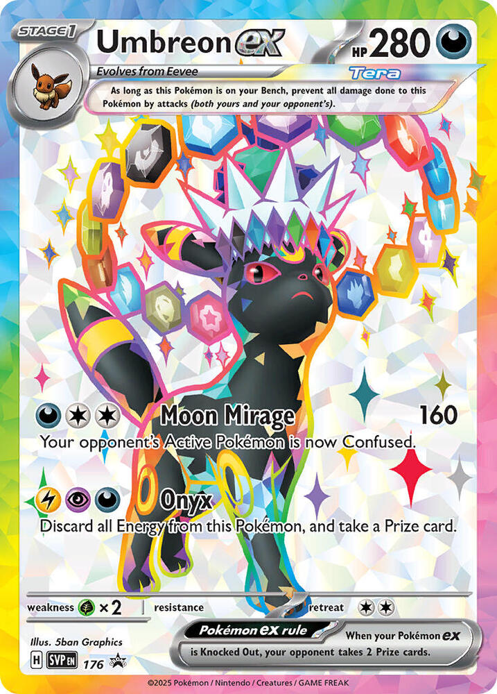 Umbreon ex 176 SVP 176 (SV: Scarlet & Violet Promo Cards)  - Holofoil | Good Games Cannington