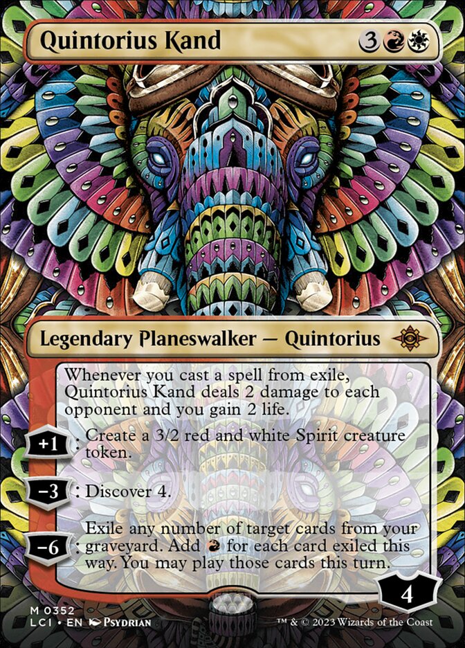 Quintorius Kand 352/291 (The Lost Caverns of Ixalan)  - Borderless Foil | Good Games Cannington