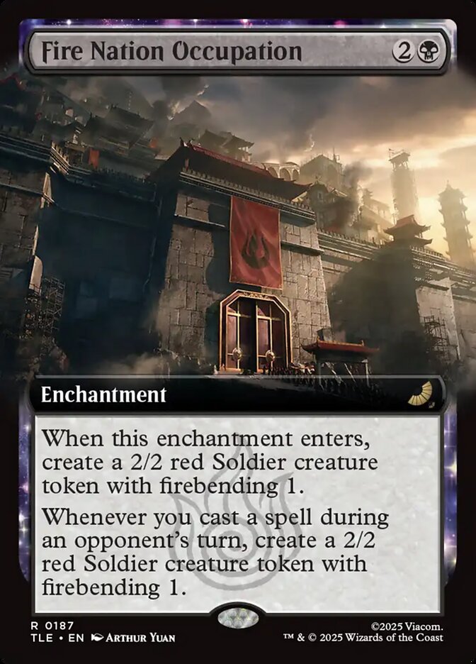 Fire Nation Occupation 187 (Avatar: The Last Airbender: Eternal-Legal)  - Foil | Good Games Cannington