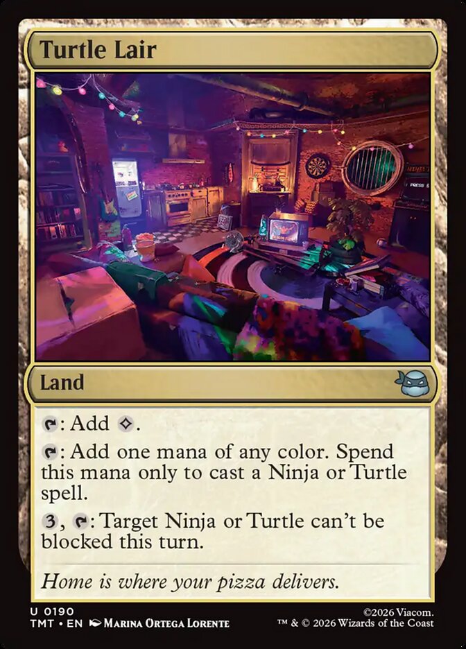 Turtle Lair 190 (Teenage Mutant Ninja Turtles)  | Good Games Cannington