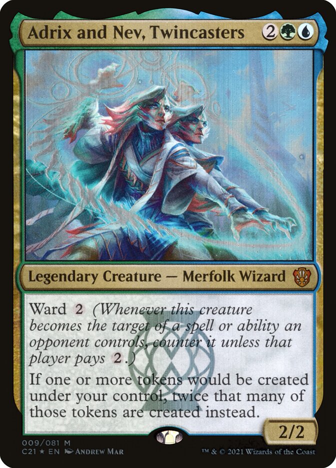 Adrix and Nev Twincasters 9 (Commander 2021)  - Foil | Good Games Cannington