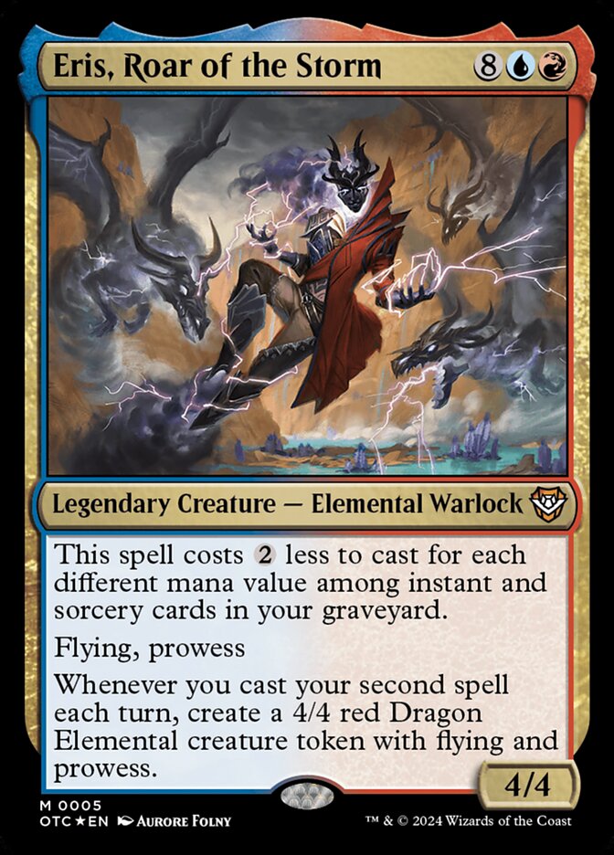 Eris, Roar of the Storm 5 (Commander: Outlaws of Thunder Junction)  - Foil | Good Games Cannington