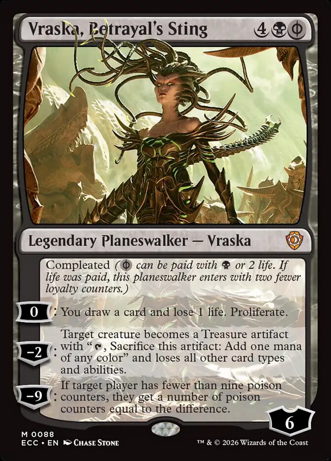 Vraska, Betrayal's Sting 88 (Commander: Lorwyn Eclipsed)  | Good Games Cannington