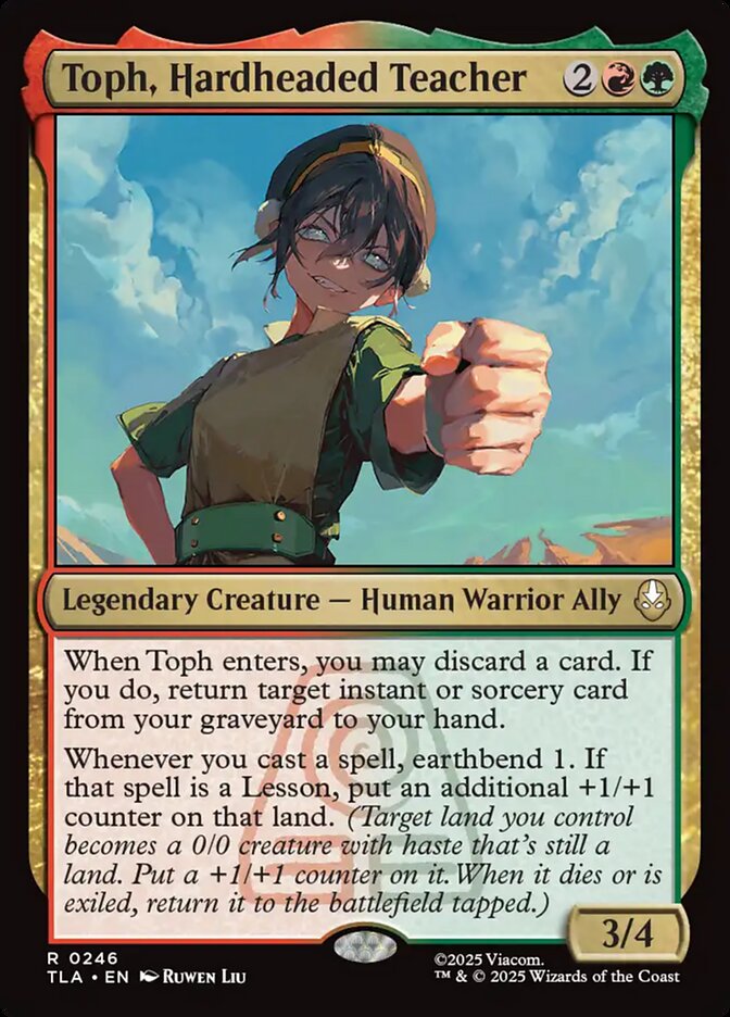 Toph, Hardheaded Teacher 246 (Avatar: The Last Airbender)  - Foil | Good Games Cannington