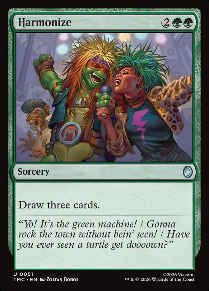 Harmonize 51 (Commander: Teenage Mutant Ninja Turtles)  - Surge Foil | Good Games Cannington