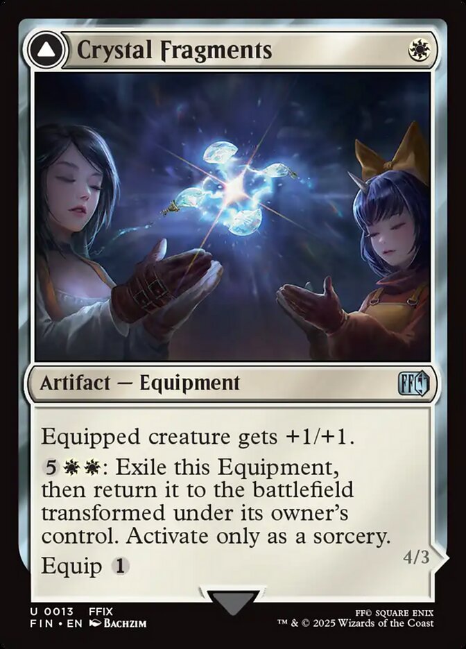 Crystal Fragments // Summon: Alexander 13/309 (FINAL FANTASY)  - Foil | Good Games Cannington