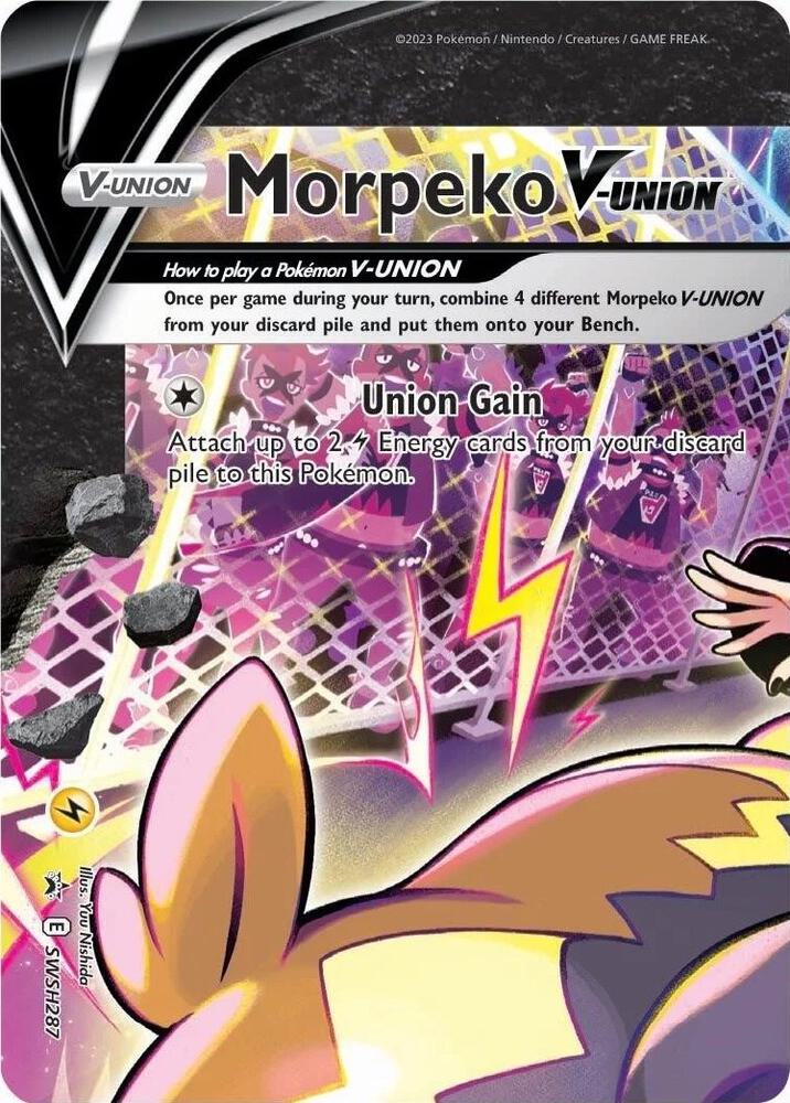 Morpeko V Union SWSH287 (SWSH: Sword & Shield Promo Cards)  - Holofoil | Good Games Cannington