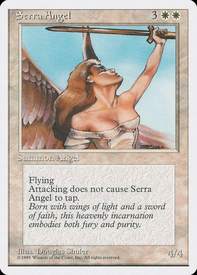Serra Angel 50/378 (Fourth Edition)  | Good Games Cannington