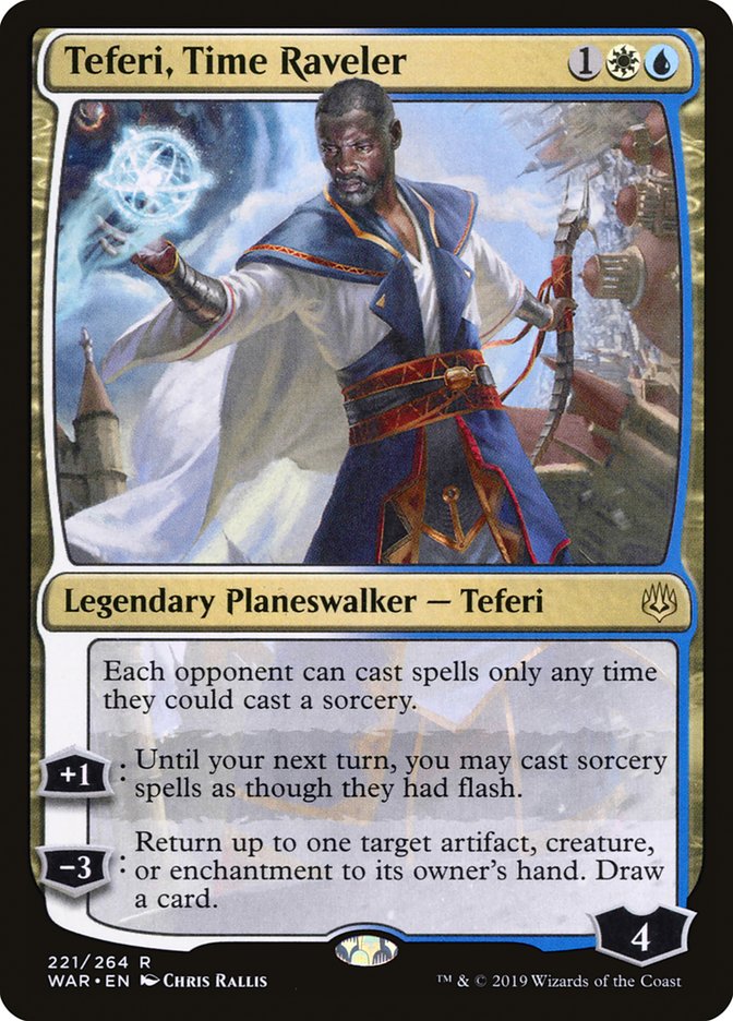 Teferi, Time Raveler 221 (War of the Spark)  | Good Games Cannington