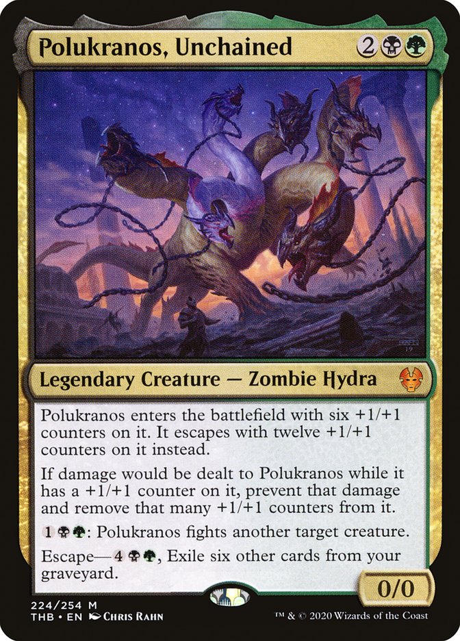 Polukranos, Unchained 224/254 (Theros Beyond Death)  | Good Games Cannington