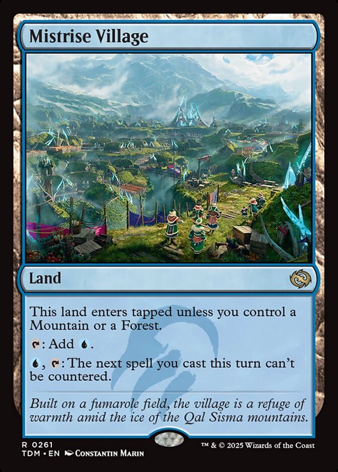 Mistrise Village 261 (Tarkir: Dragonstorm)  - Foil | Good Games Cannington