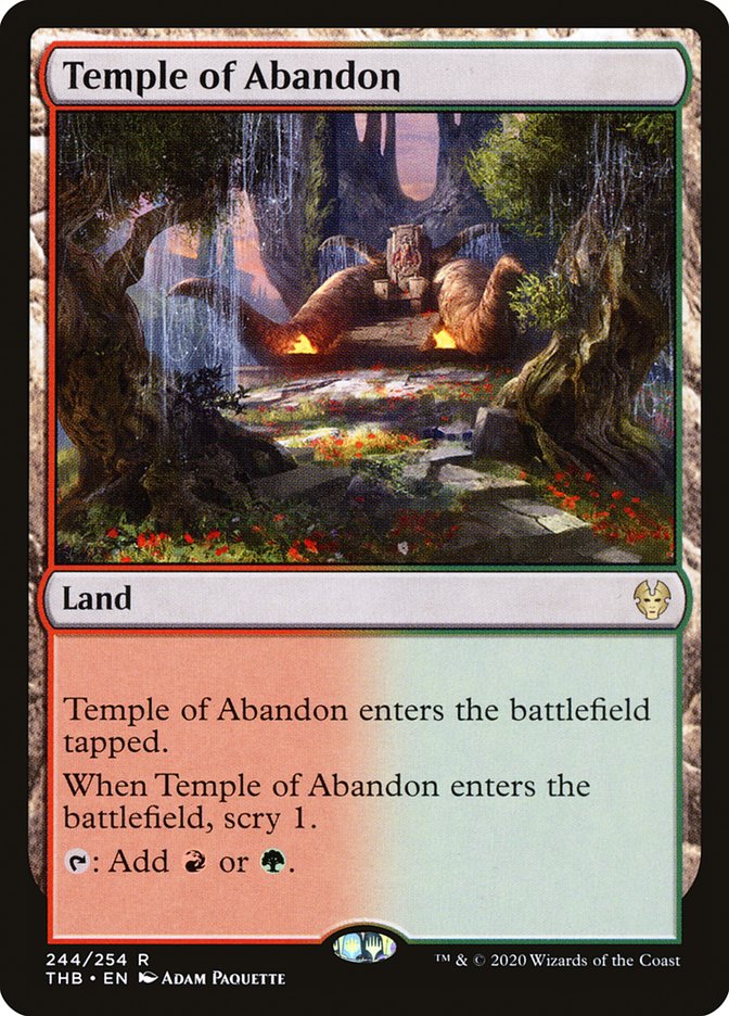 Temple of Abandon 244/254 (Theros Beyond Death)  | Good Games Cannington