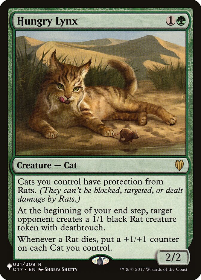 Hungry Lynx C17-31/5075 (The List Reprints)  | Good Games Cannington