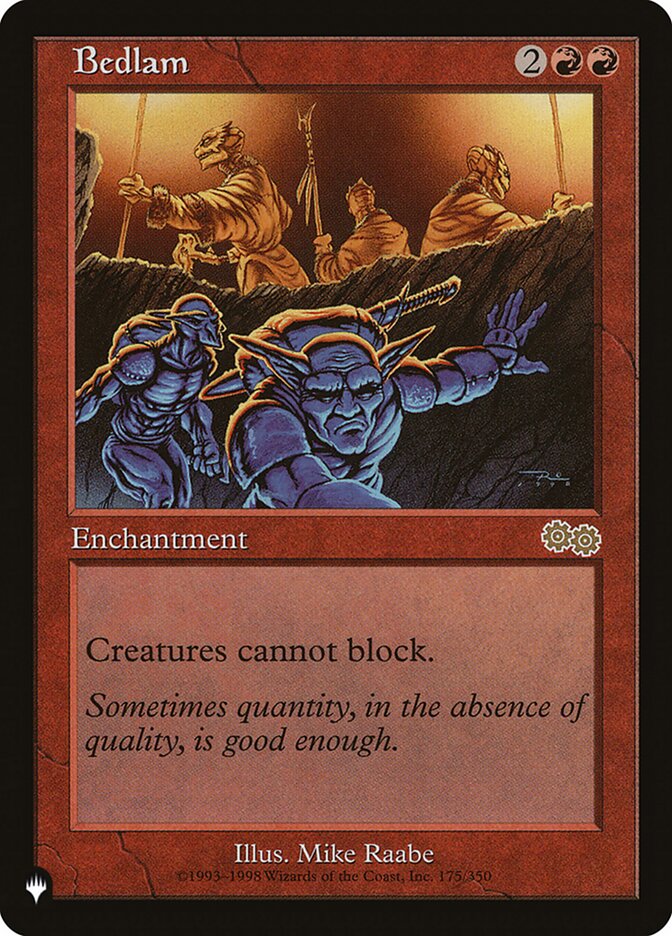 Bedlam 175/350 (The List Reprints)  | Good Games Cannington