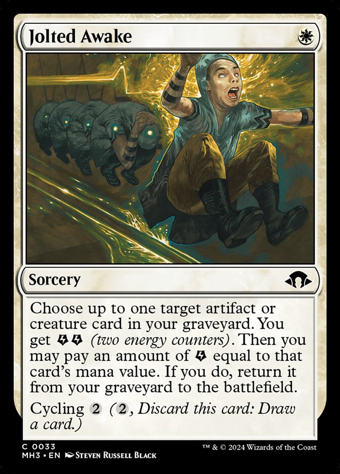 Jolted Awake 33/319 (Modern Horizons 3)  - Foil | Good Games Cannington