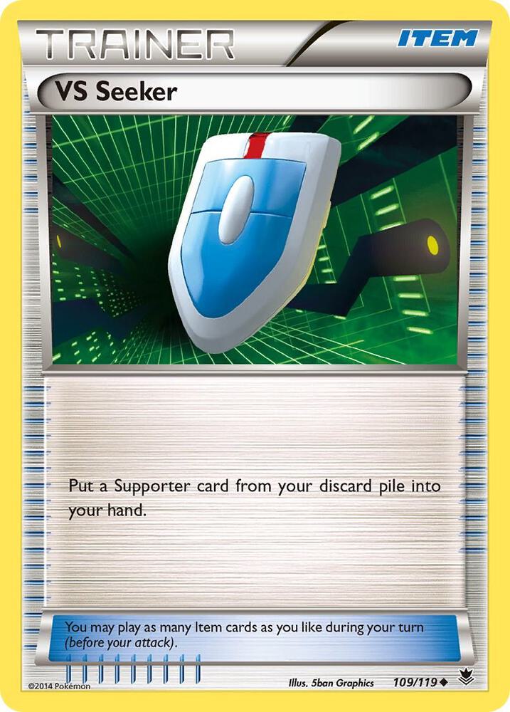 VS Seeker 109/119 (XY - Phantom Forces)  | Good Games Cannington