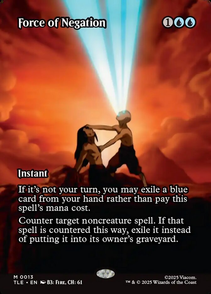 Force of Negation 13 (Avatar: The Last Airbender: Eternal-Legal)  - Foil | Good Games Cannington