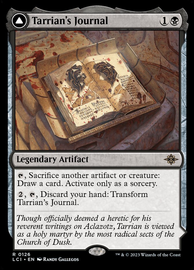 Tarrian's Journal // The Tomb of Aclazotz 126 (The Lost Caverns of Ixalan)  | Good Games Cannington