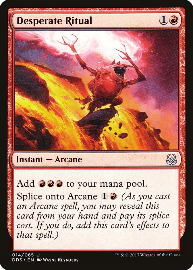 Desperate Ritual 14/65 (Duel Decks: Mind vs. Might)  | Good Games Cannington