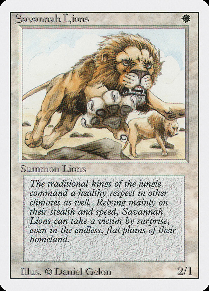 Savannah Lions  (Revised Edition)  | Good Games Cannington