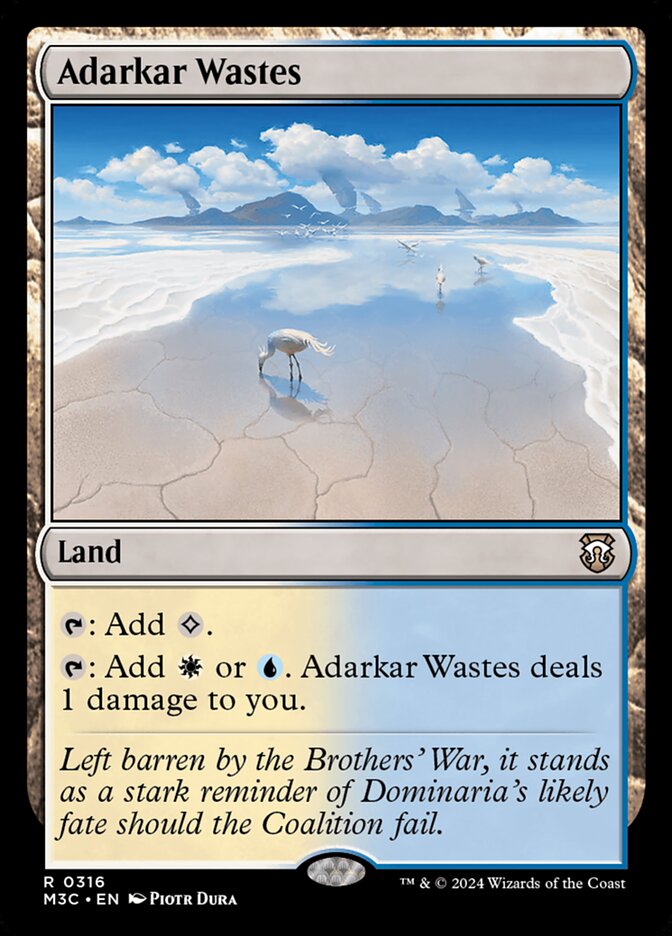 Adarkar Wastes 316/411 (Commander: Modern Horizons 3)  | Good Games Cannington